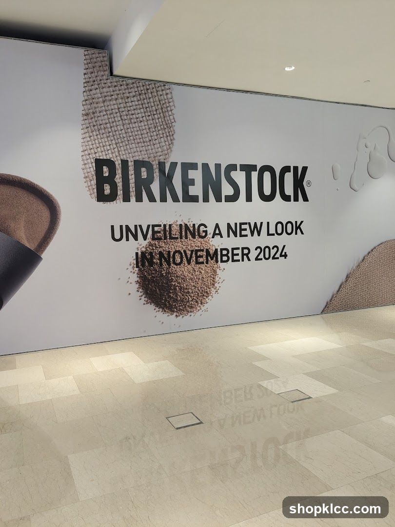 Birkenstock Store Renovation Announcement
