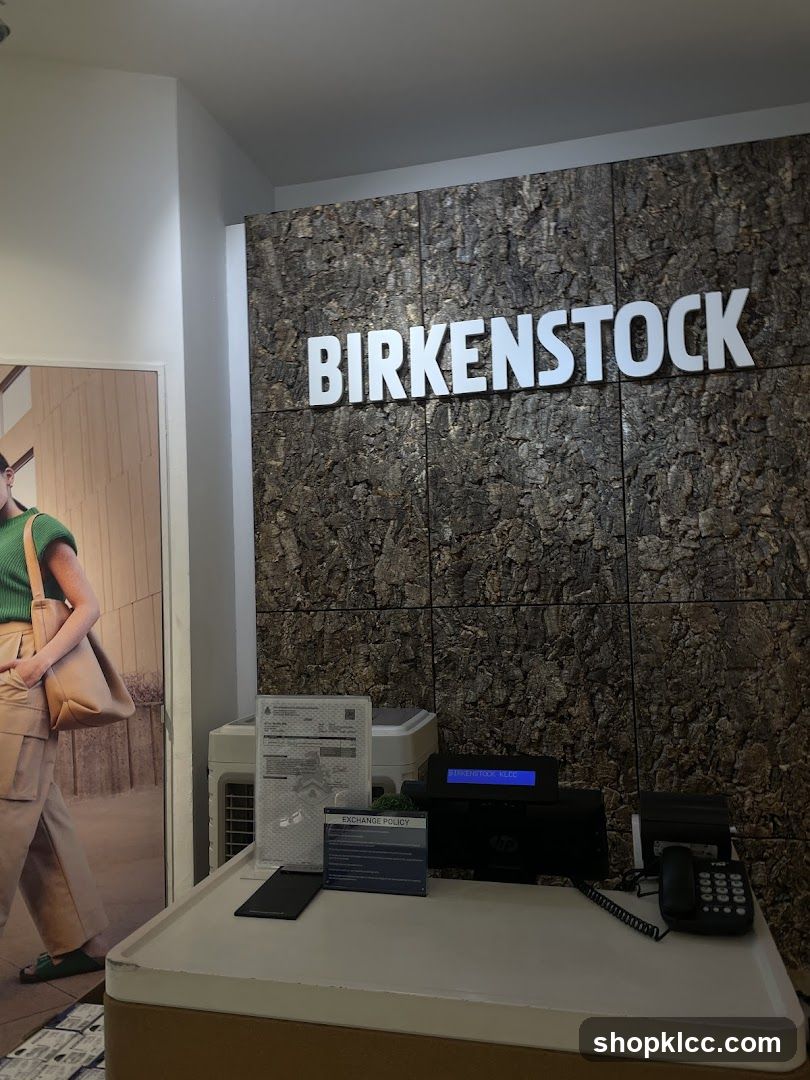 Birkenstock Store Counter