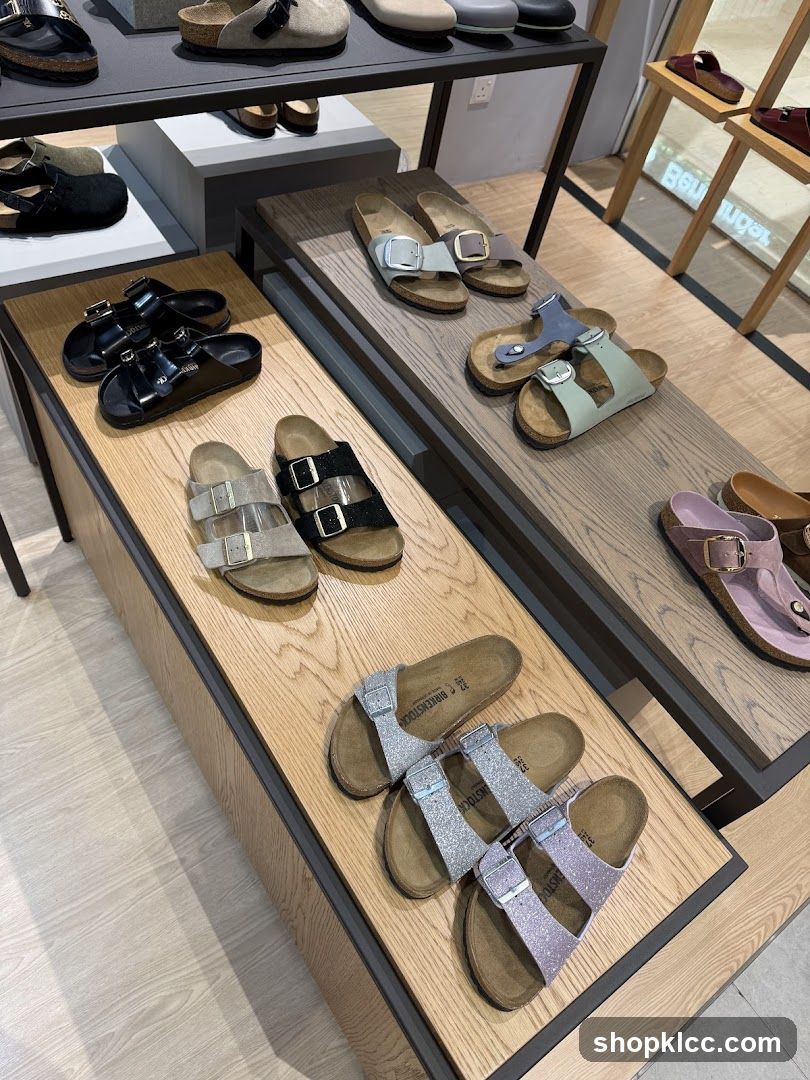 Sandals Display