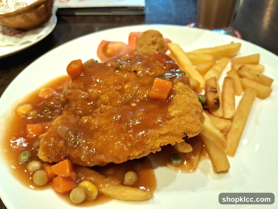 Chicken Chop with Fries