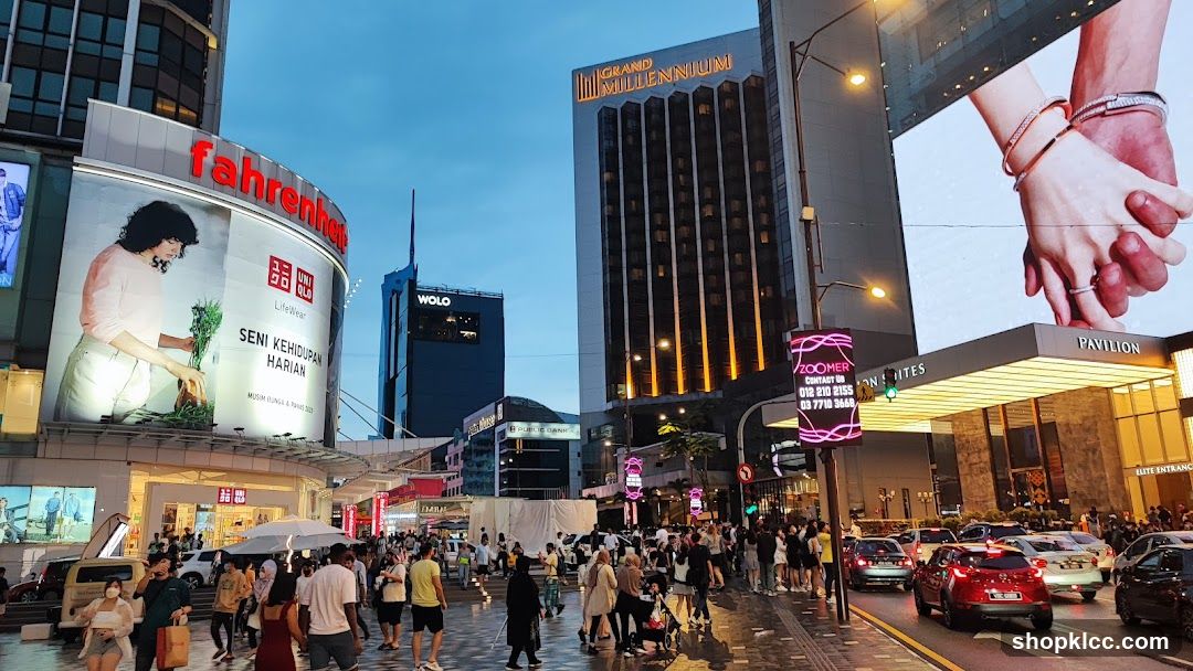 Busy City Street at Dusk
