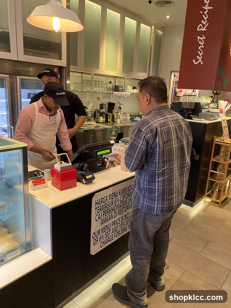 Customer at Counter