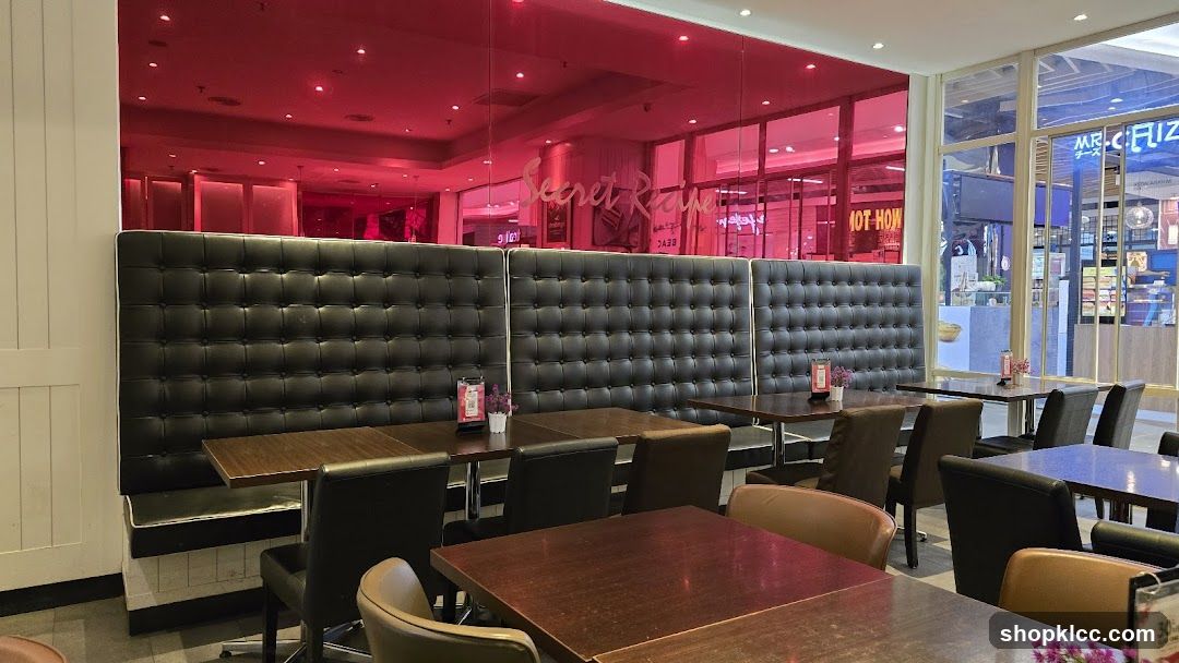 Restaurant Interior with Booth Seating
