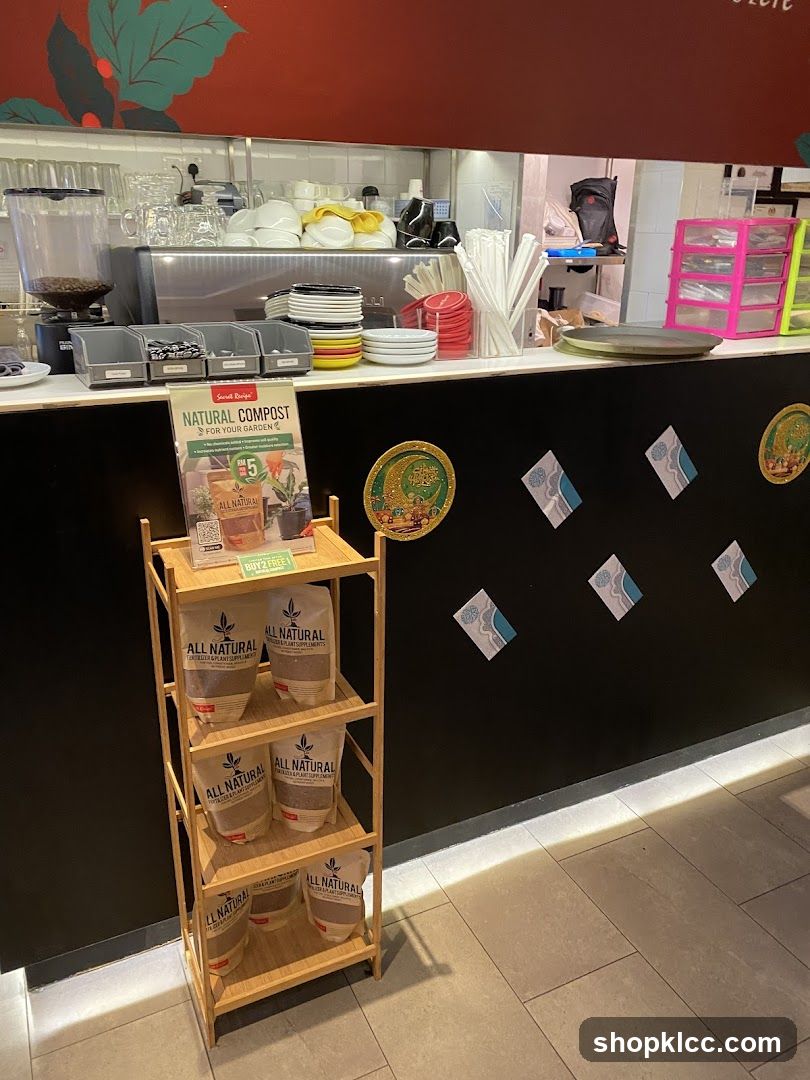 Display of Natural Compost Bags