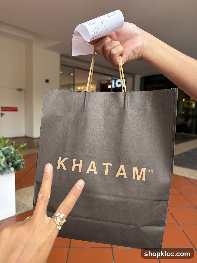 Shopping Bag with Receipt