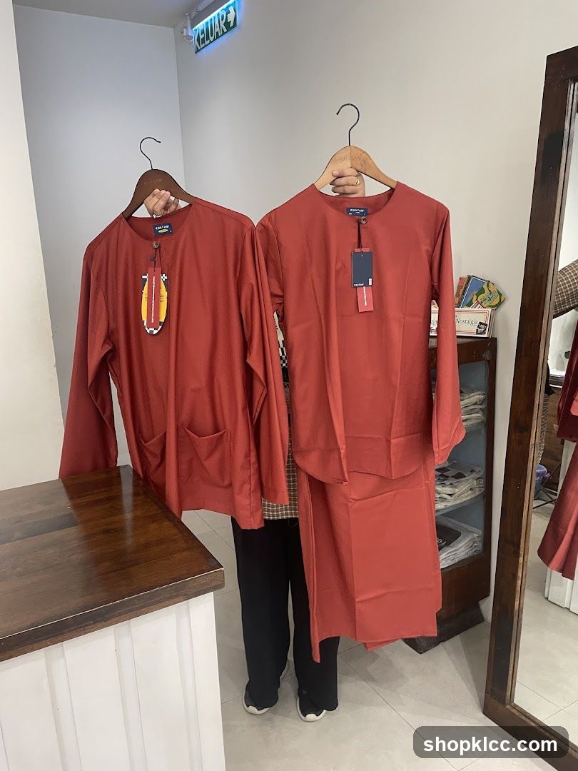 Two Red Traditional Outfits