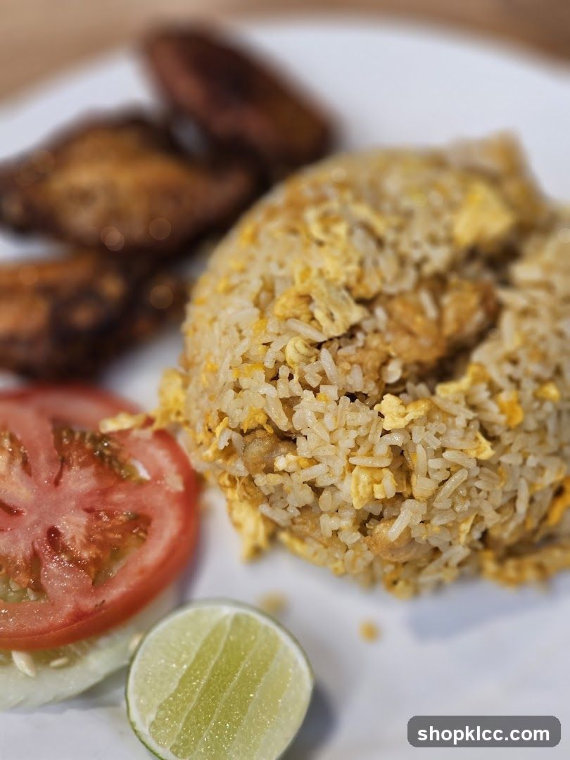 Fried Rice with Chicken Wings