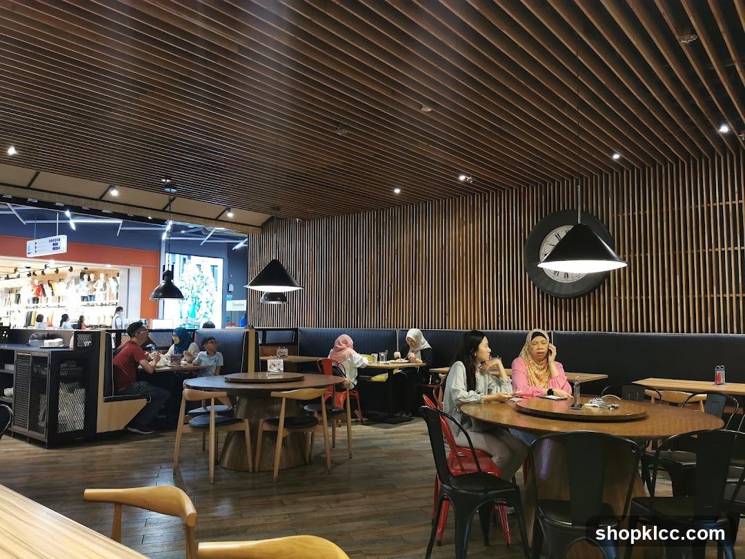 Restaurant Interior with Diners