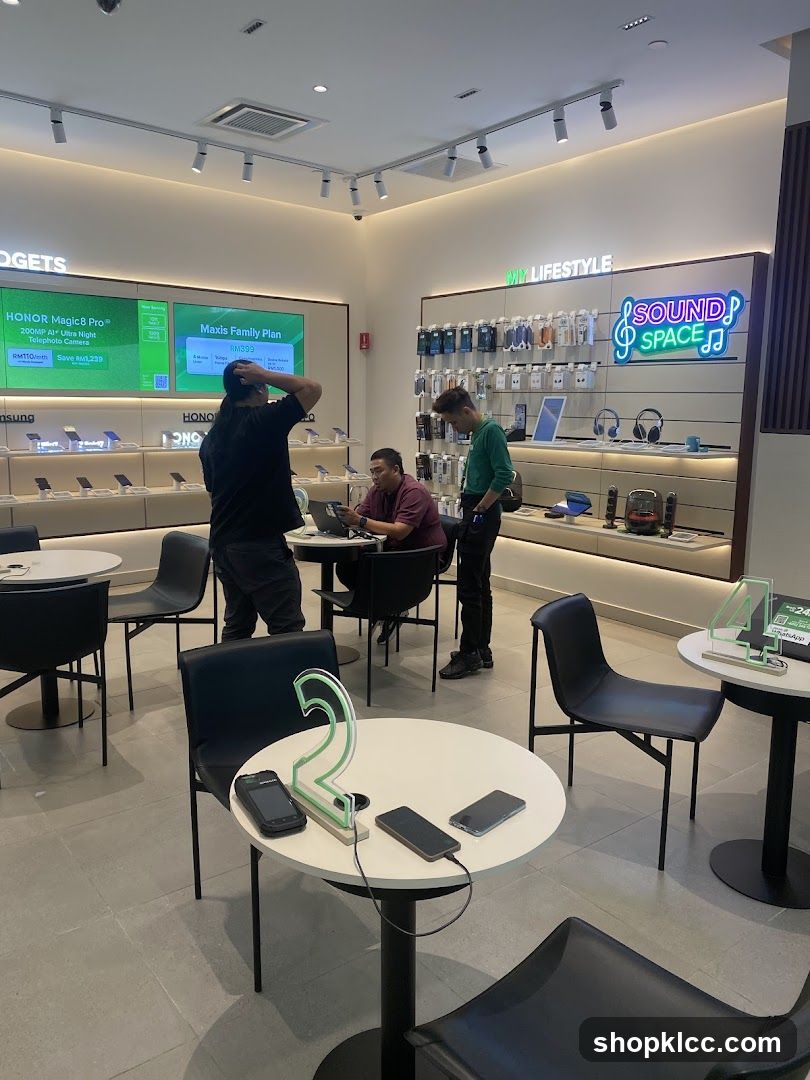 Electronics Store Interior