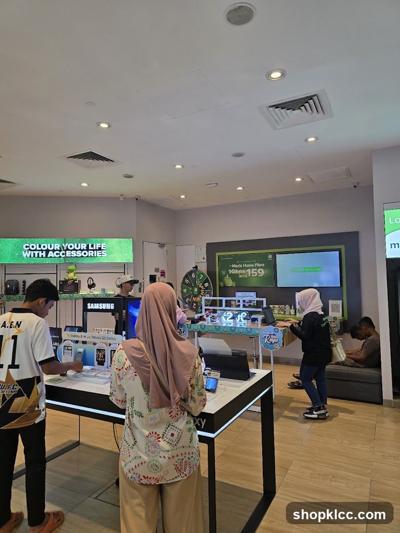 Electronics Store Interior
