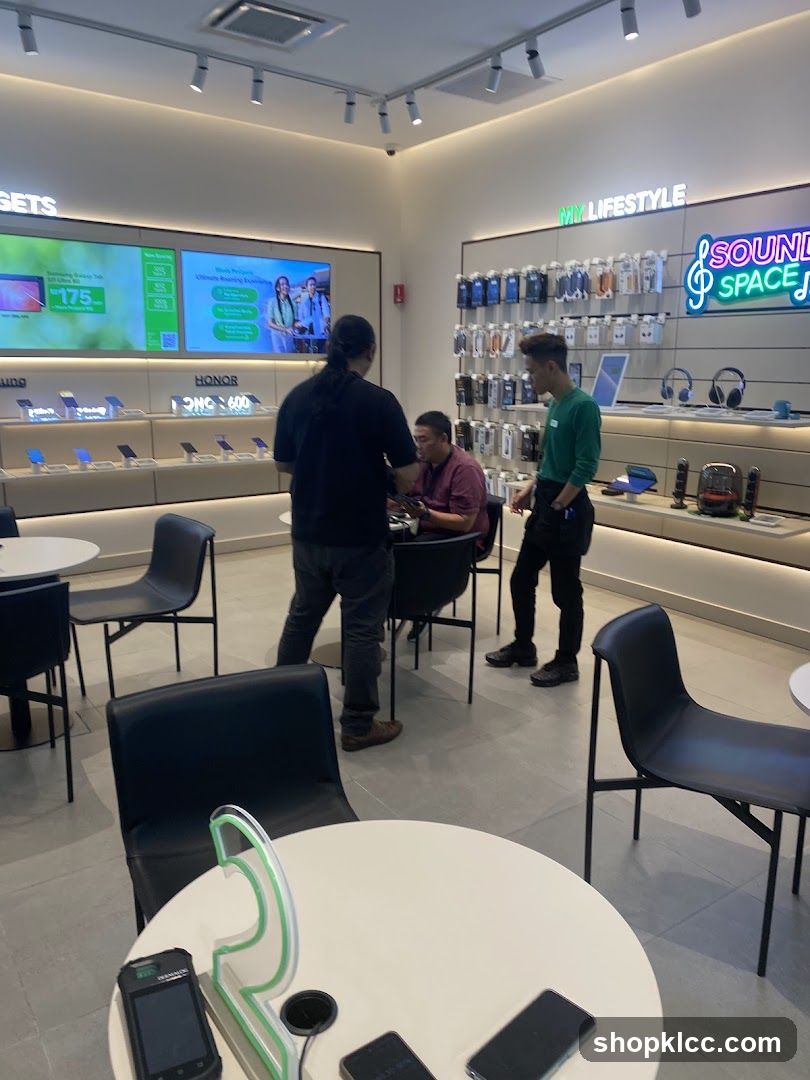 Electronics Store Interior