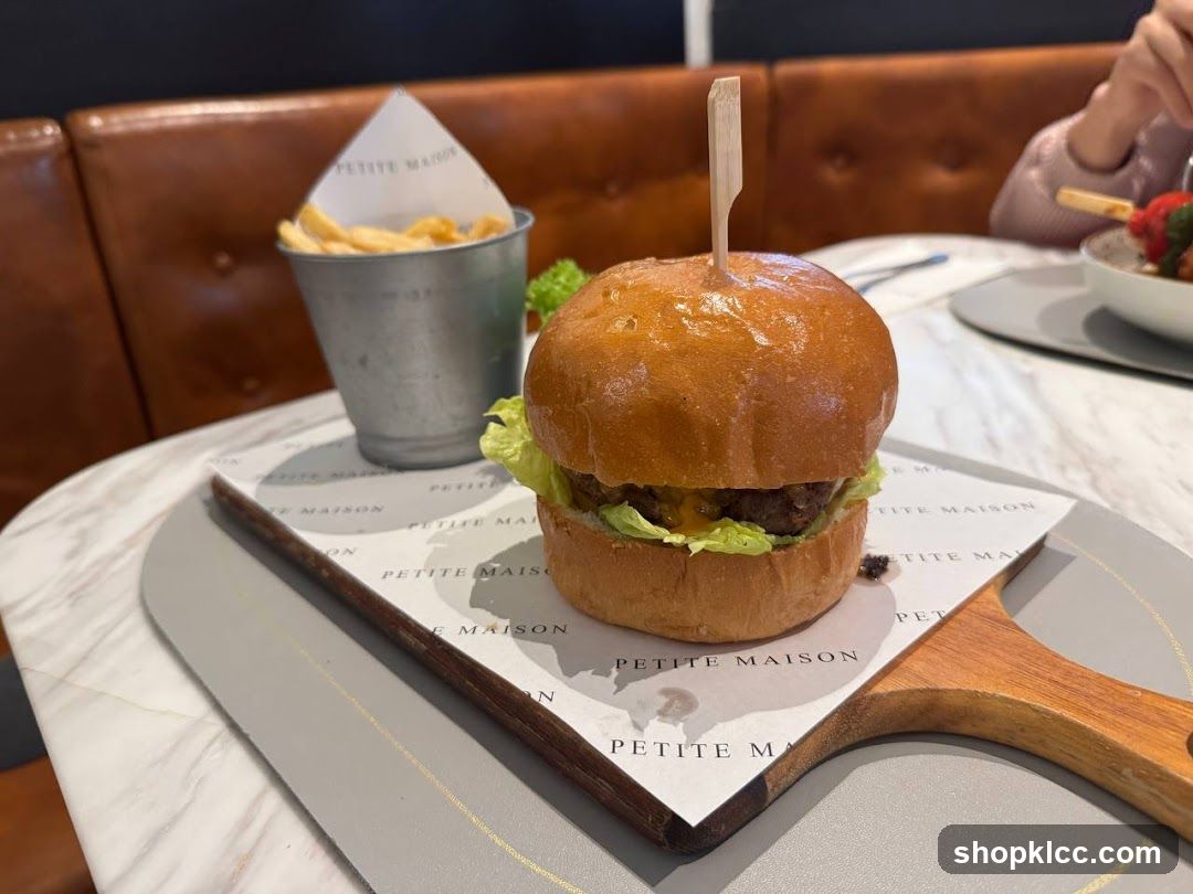 Burger and Fries