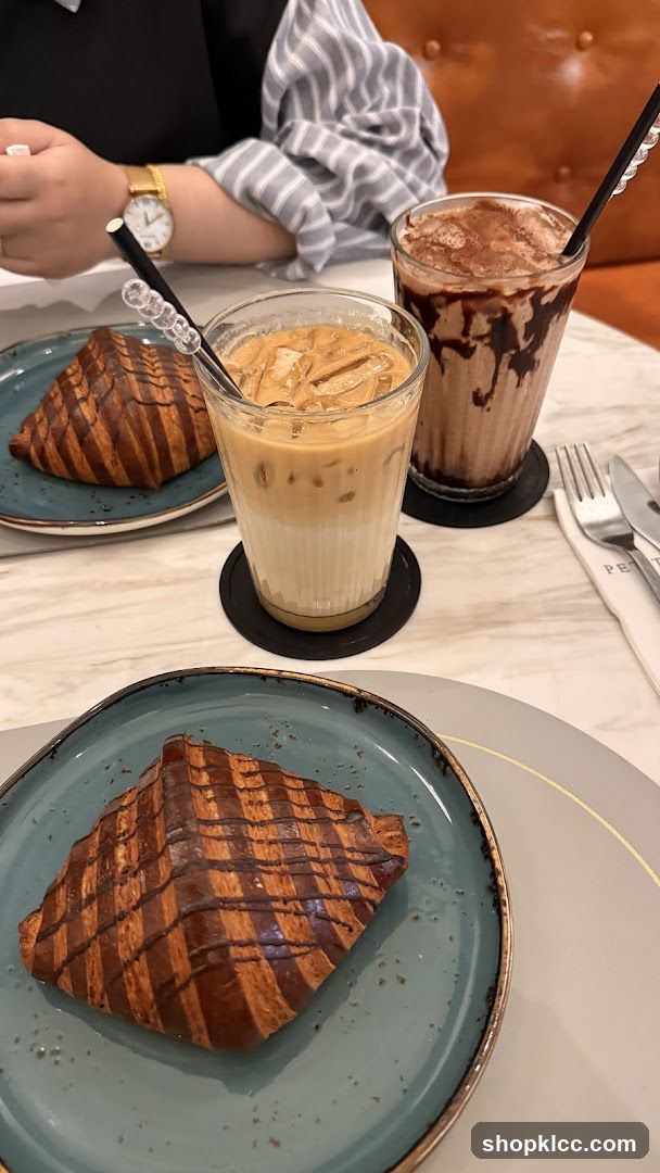 Croissants and Iced Coffee
