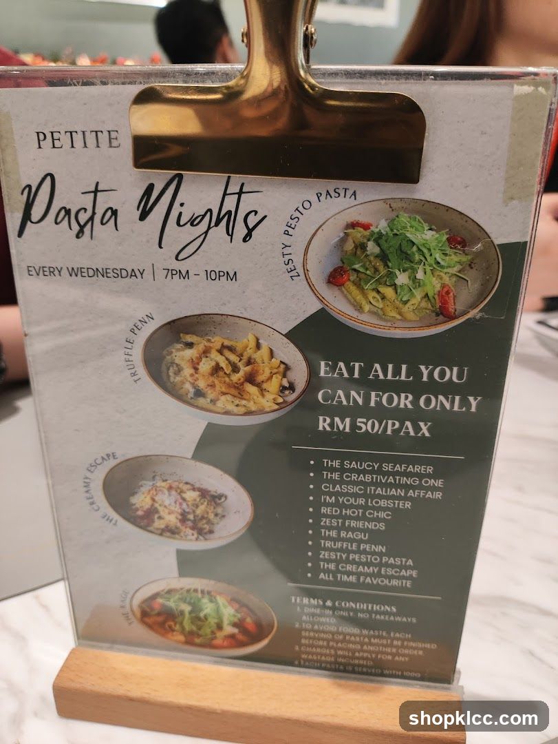 Petite Pasta Nights