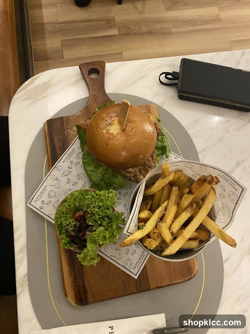 Burger and Fries