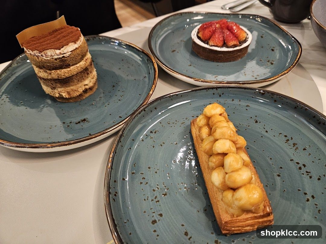 Desserts on Plates