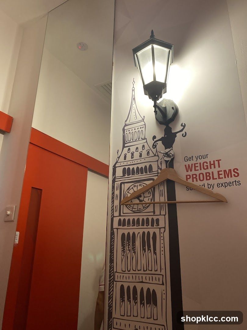 Big Ben Illustration with Lamp and Hanger