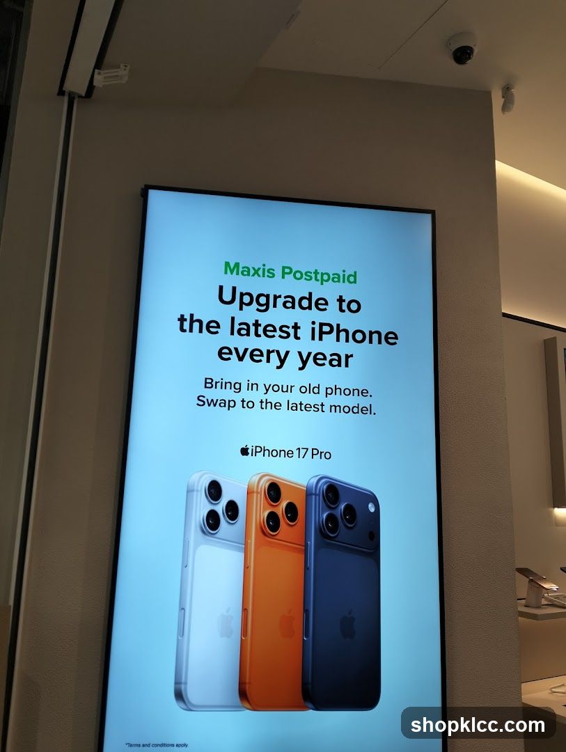 Maxis Postpaid iPhone Upgrade Advertisement