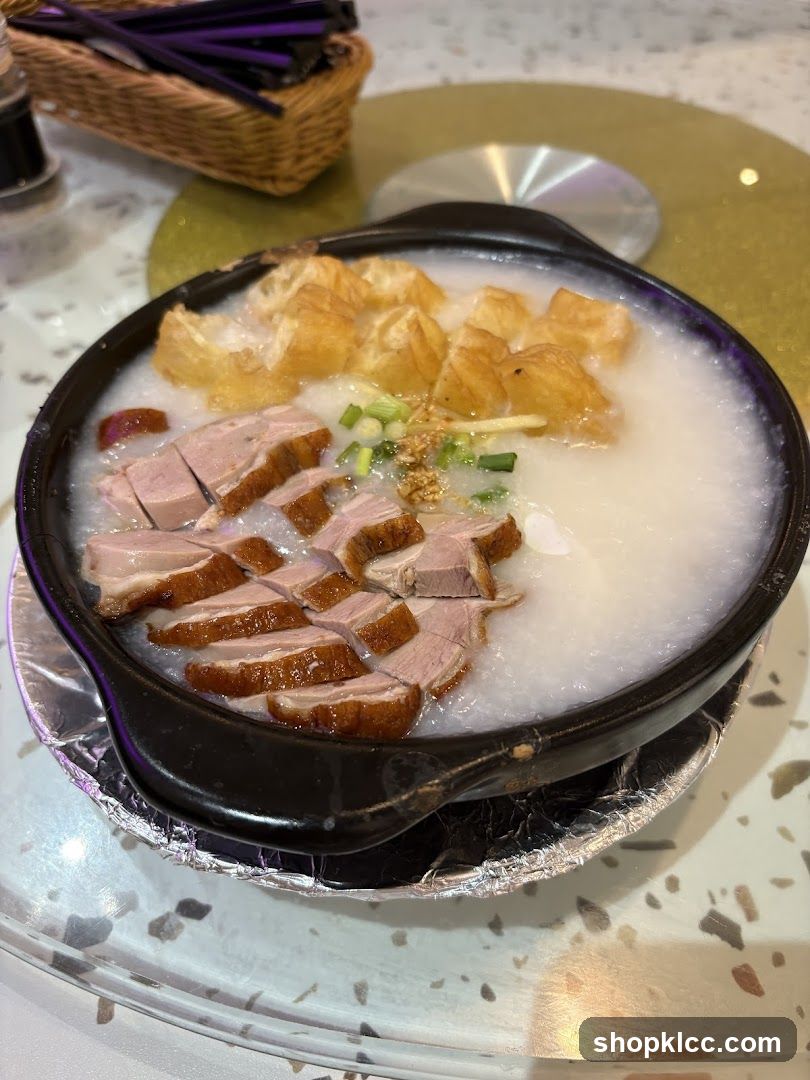 Congee with Duck