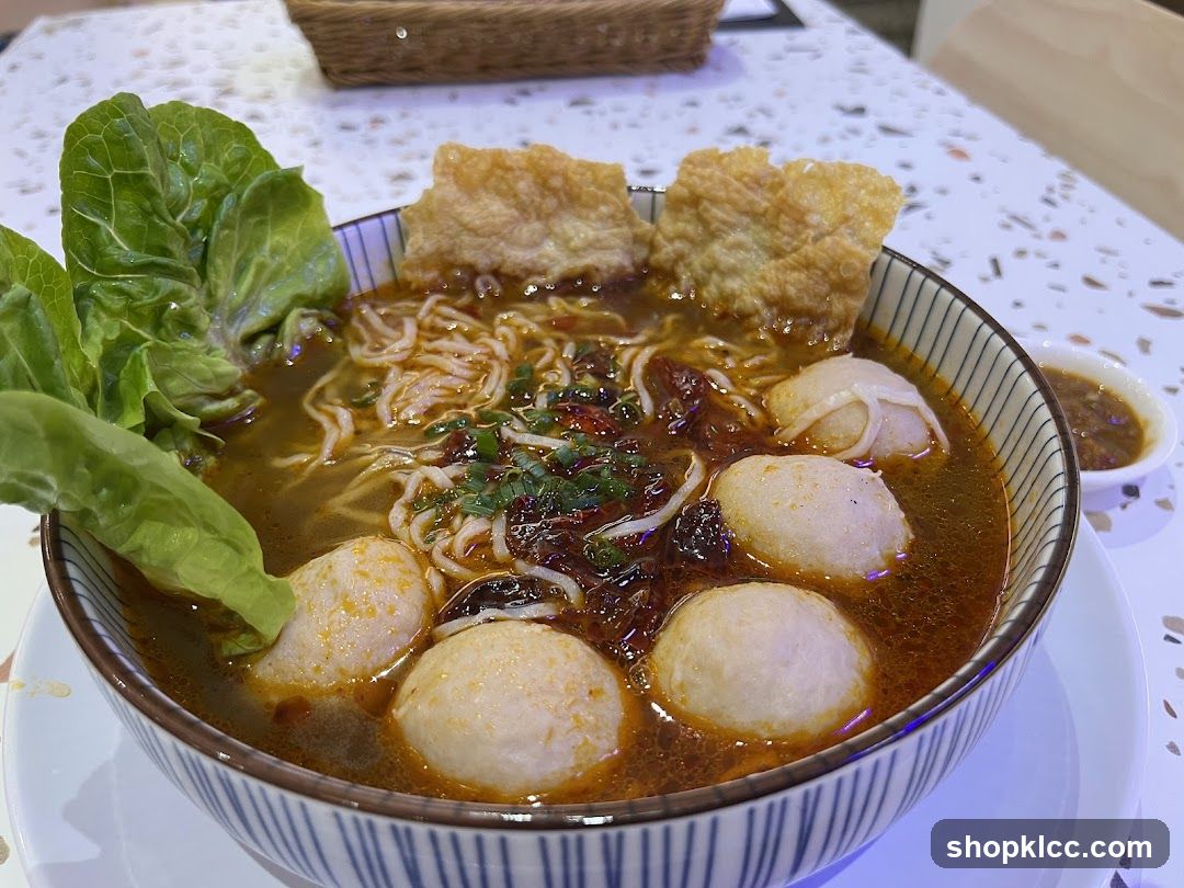 Noodle Soup with Fish Balls