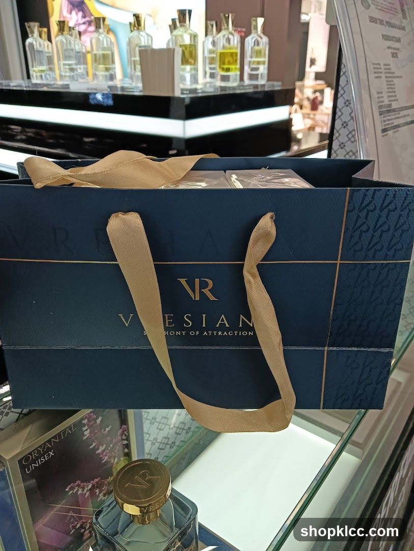 Perfume Shopping Bag and Bottle