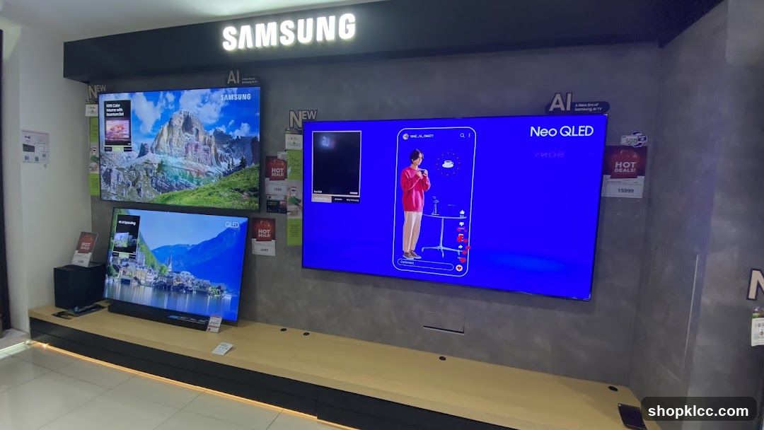 Samsung Neo QLED TVs on Display