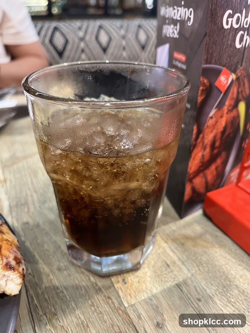 Glass of Soda with Ice