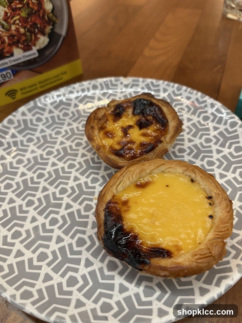 Two Portuguese Custard Tarts