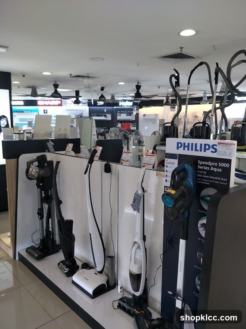 Vacuum Cleaners Display