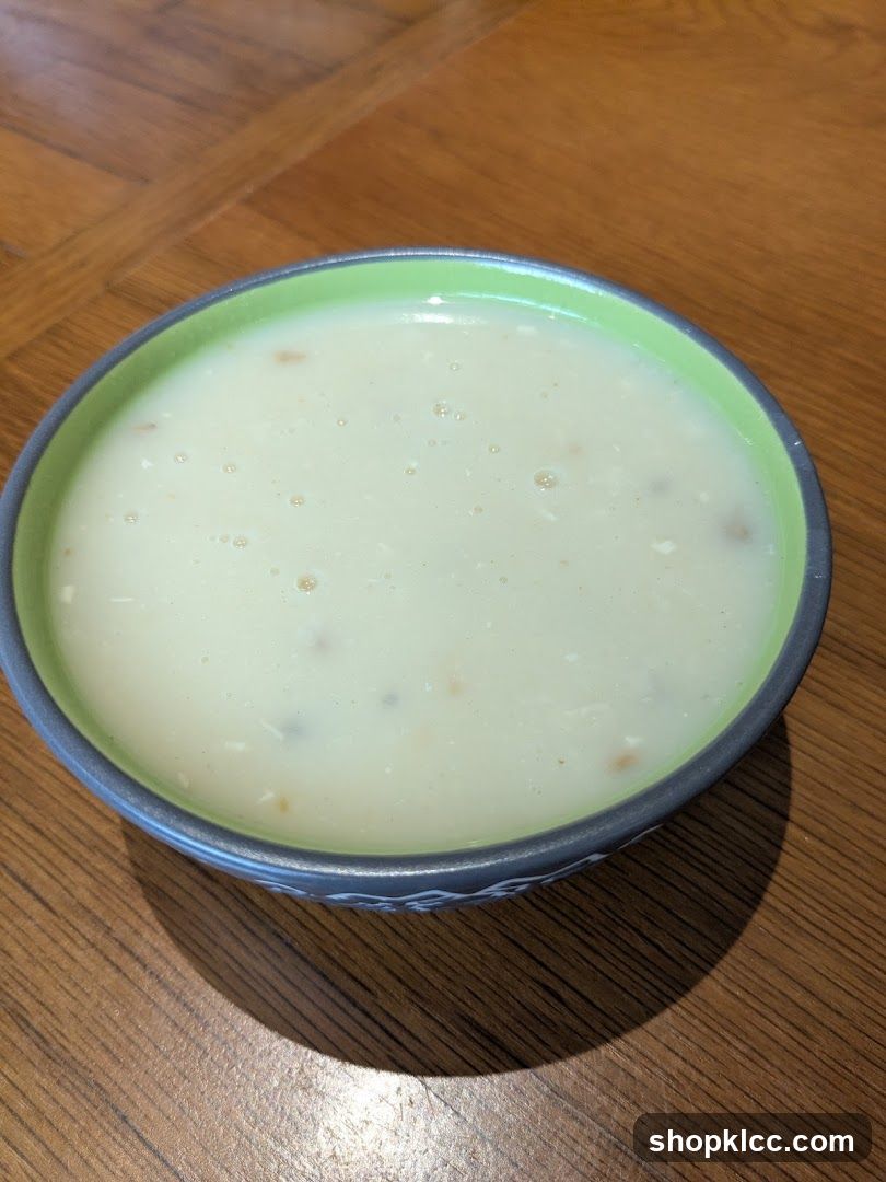 Creamy Soup in a Bowl