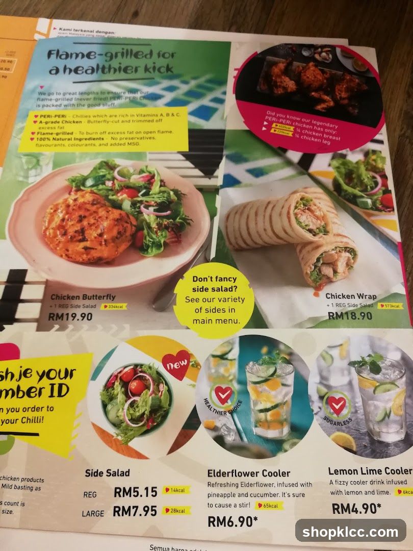 Flame-grilled for a healthier kick