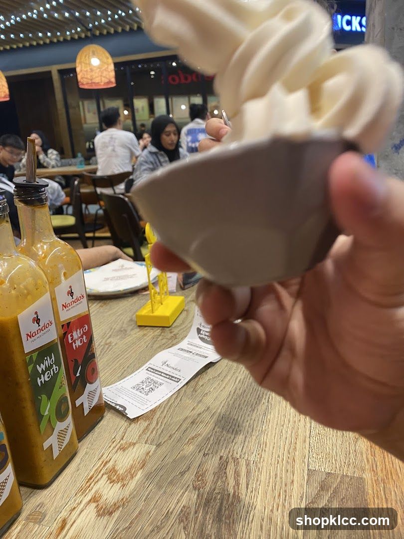 Nando's Sauces and Dessert