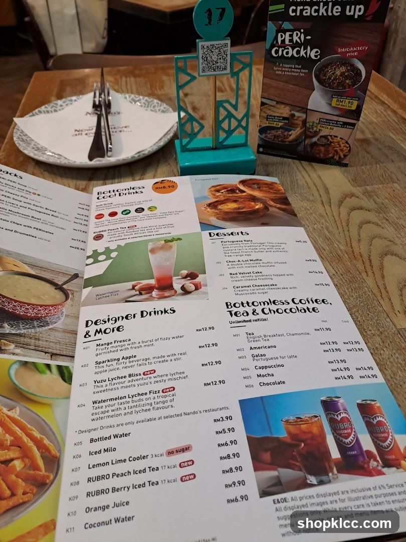 Menu Crackle Up