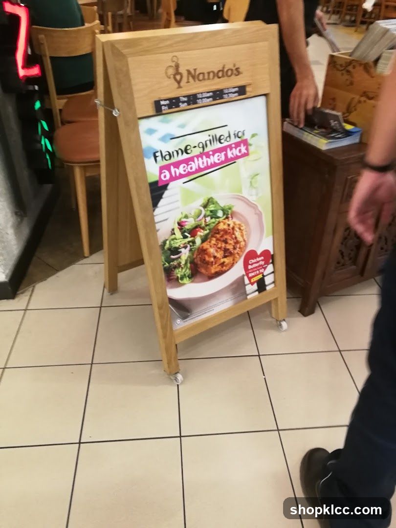 Nando's A-frame Sign