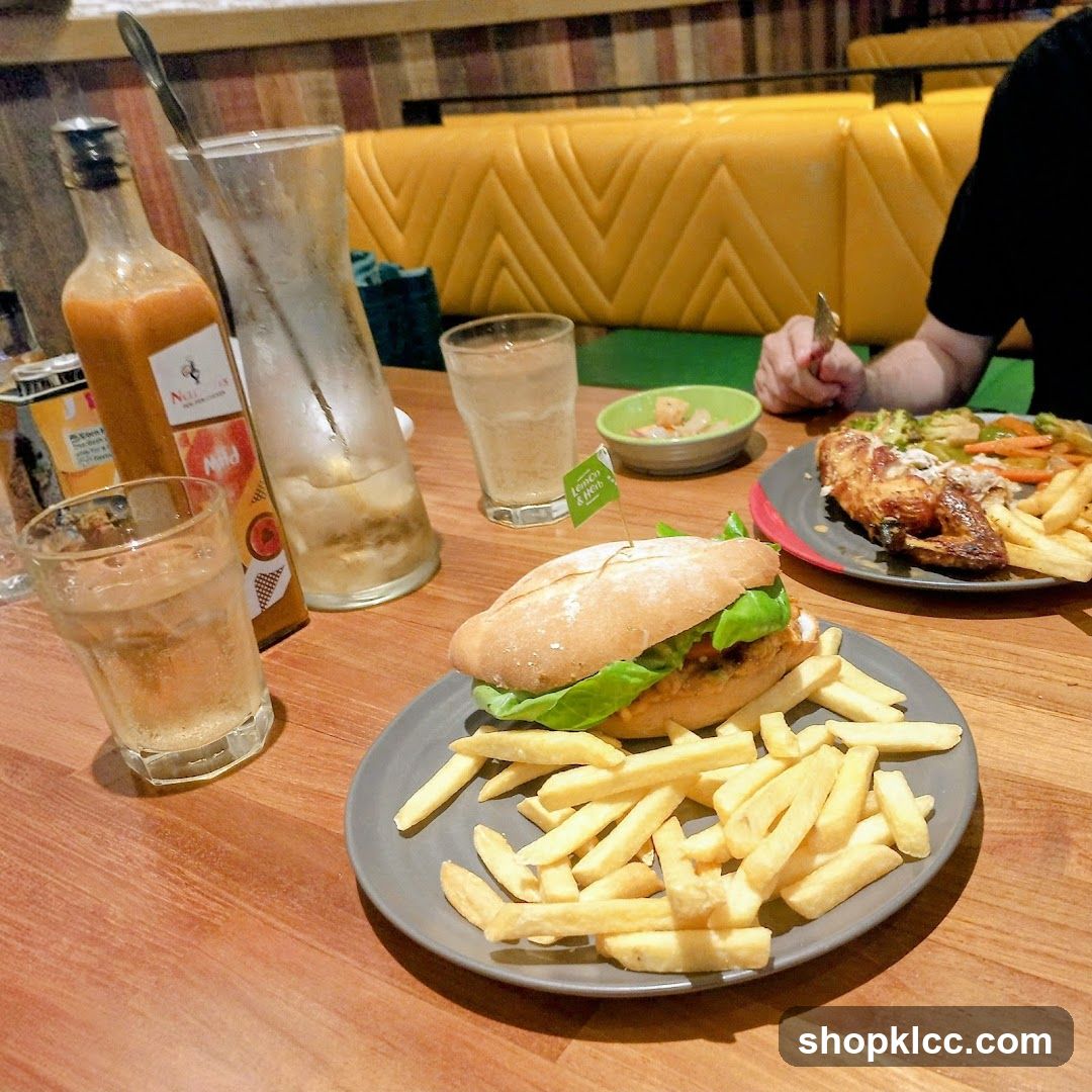 Restaurant Table with Food