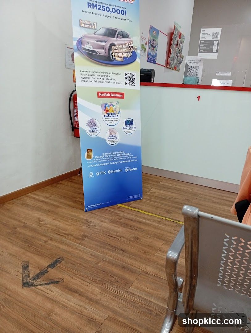 Promotional Banner for Pos Malaysia