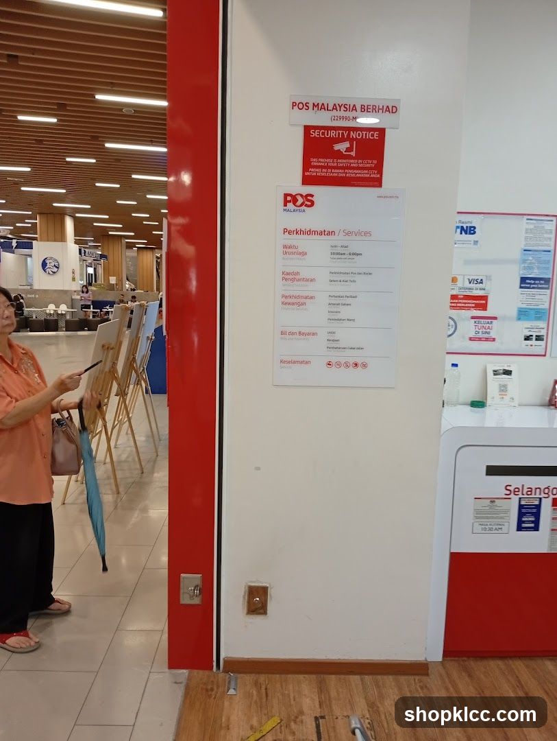 POS Malaysia Services Notice