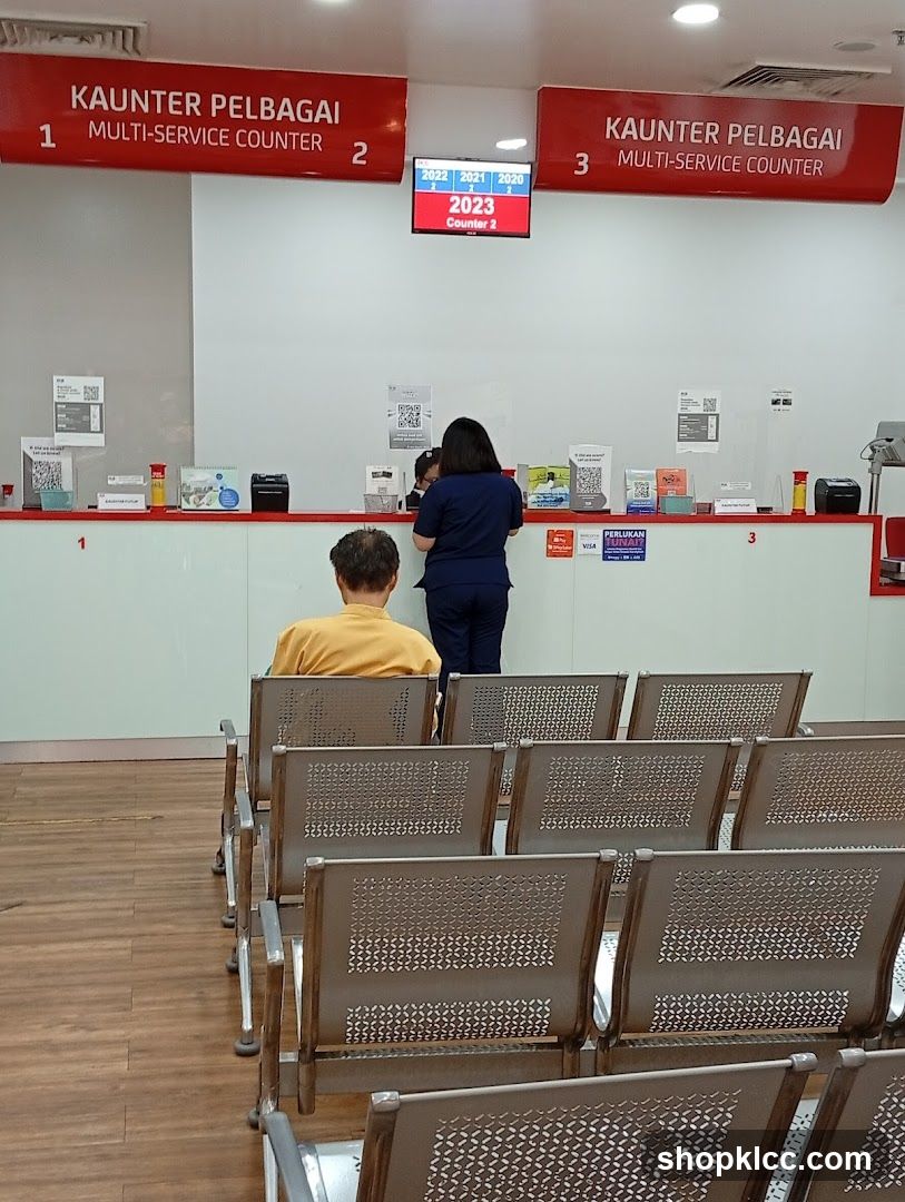 Multi-Service Counter Waiting Area