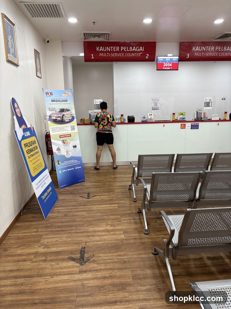 Multi-Service Counter Waiting Area