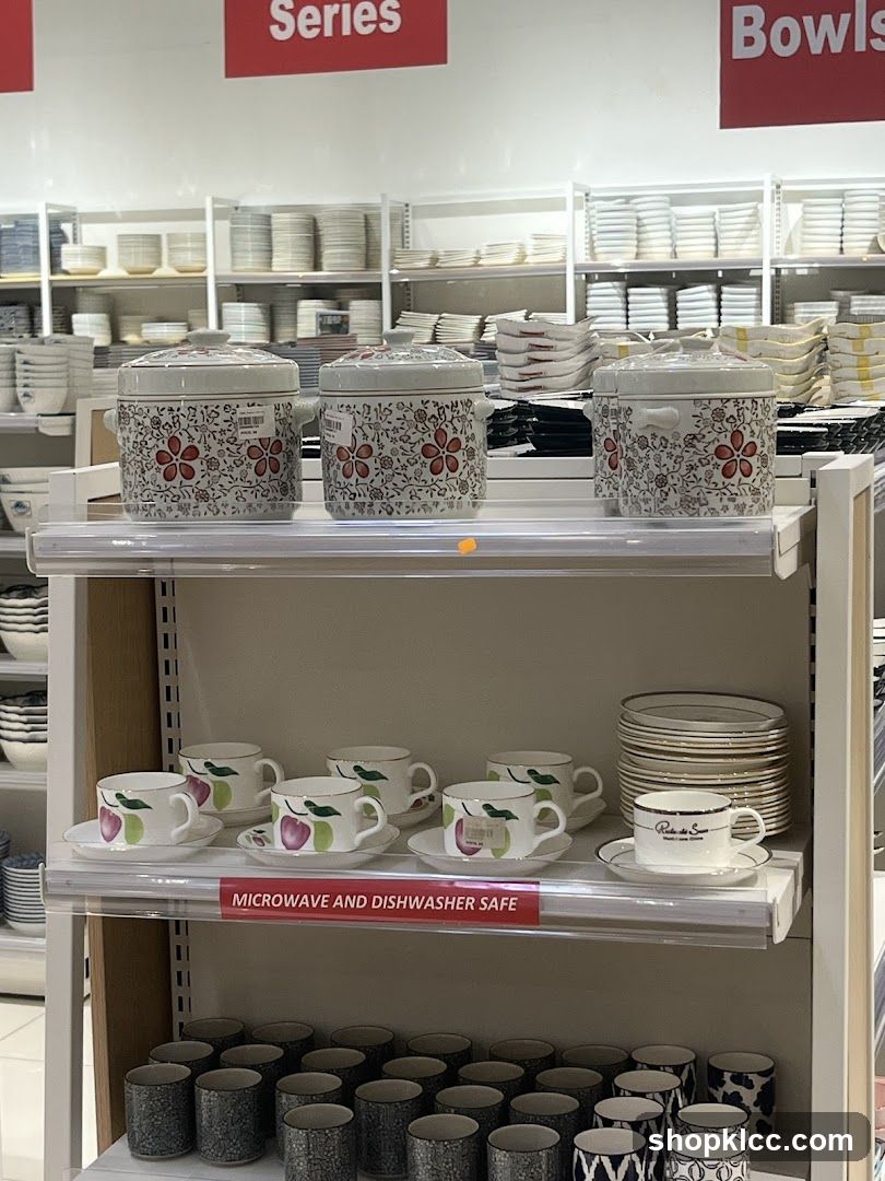 Ceramic Tableware Display