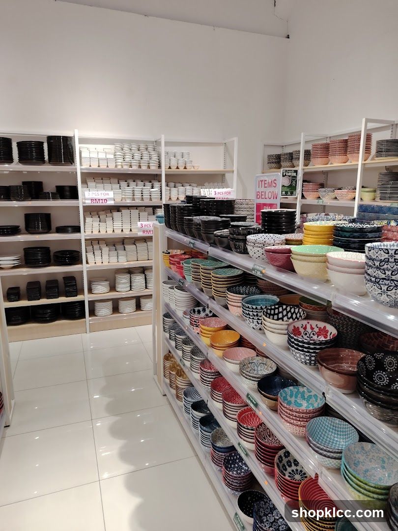 Shelves of Bowls and Plates
