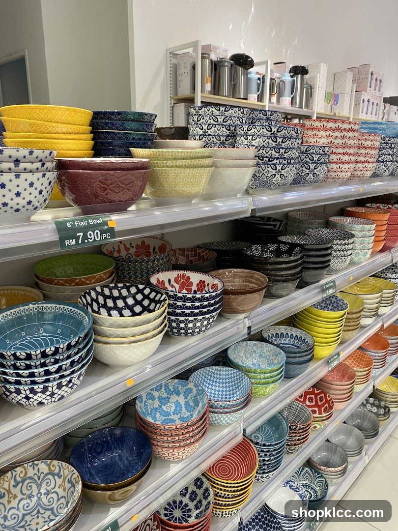 Bowls on Shelves