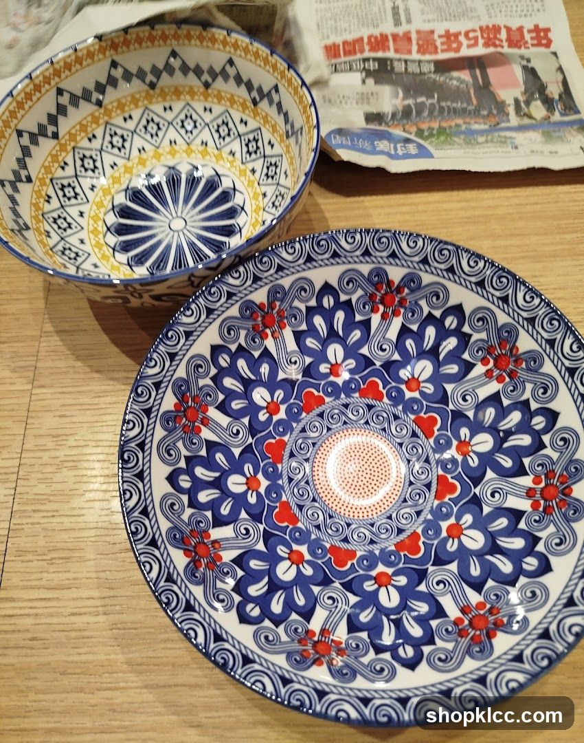 Decorative Bowl and Plate
