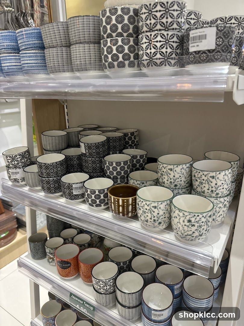 Ceramic Cups Display