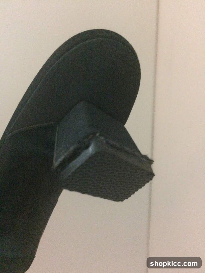 Black Shoe Heel