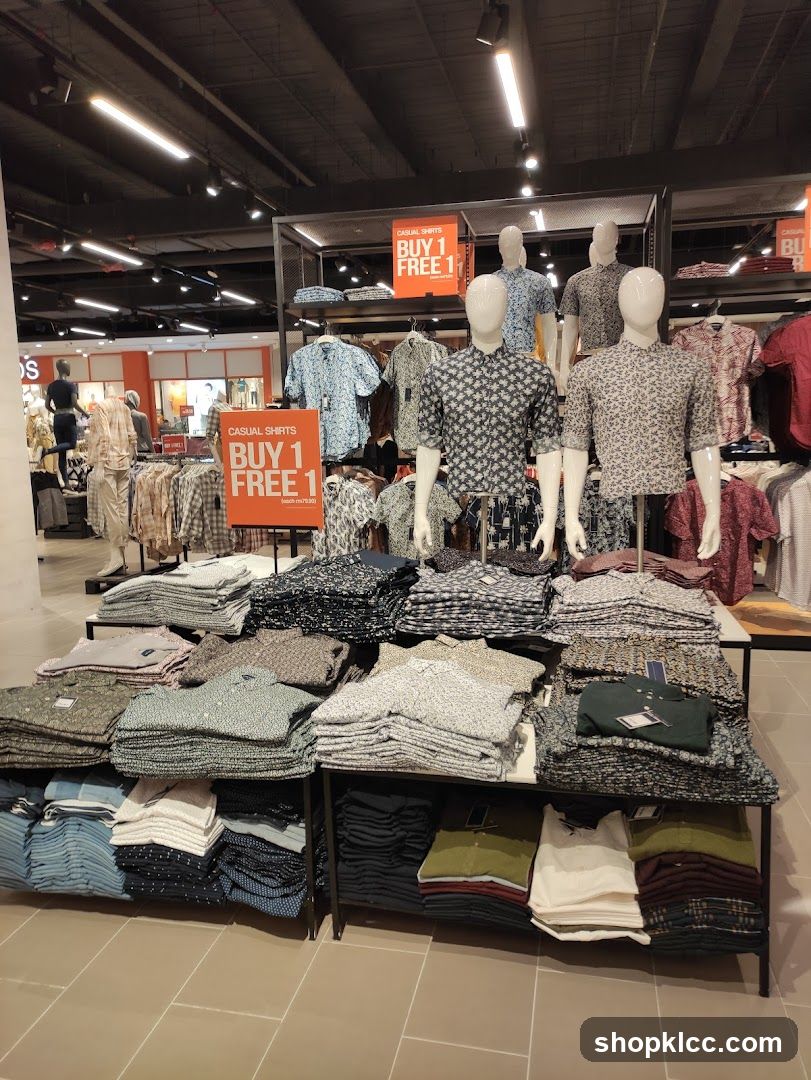 Casual Shirts Display
