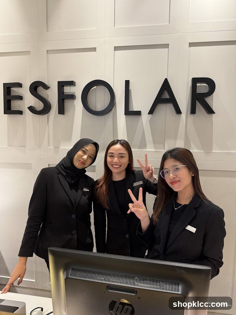 Staff Posing at Counter