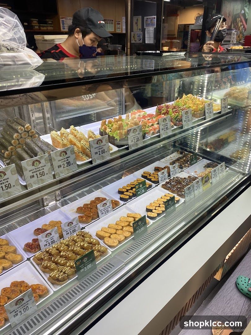 Sushi and Maki Display