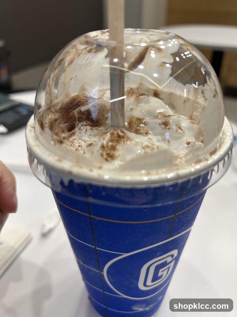 Chocolate Drink with Whipped Cream