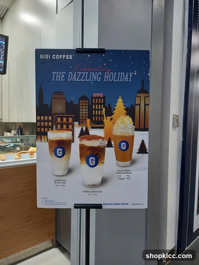 Gigi Coffee Holiday Promotion